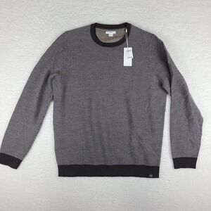 BRAX‎ Sweater Mens XL Brown Gray Crewneck Rick Sweatshirt Wool NWT NEW